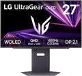 LG UltraGear 27GX790A-B Ecran PC Gaming OLED 27 - dalle OLED résolution QHD (2560x1440), 0.03 ms GtG 480Hz, DisplayHDR TrueBlack 400, DCI-P3 98.5 pour cent (CIE1976), AMD FreeSync Premium Pro, NVIDIA G-Sync(Noir)