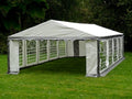 Tente de réception PLUS 5x10m PE 700(Blanc/Gris)