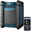 auvisio Radio de chantier rechargeable 40 W avec fonctions DAB+ / FM / bluetooth DOR-800(Bleu/Noir)