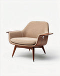 Chaise moderne en tissu synthétique pour salon ou bureau - 80 x 75 x 70cm