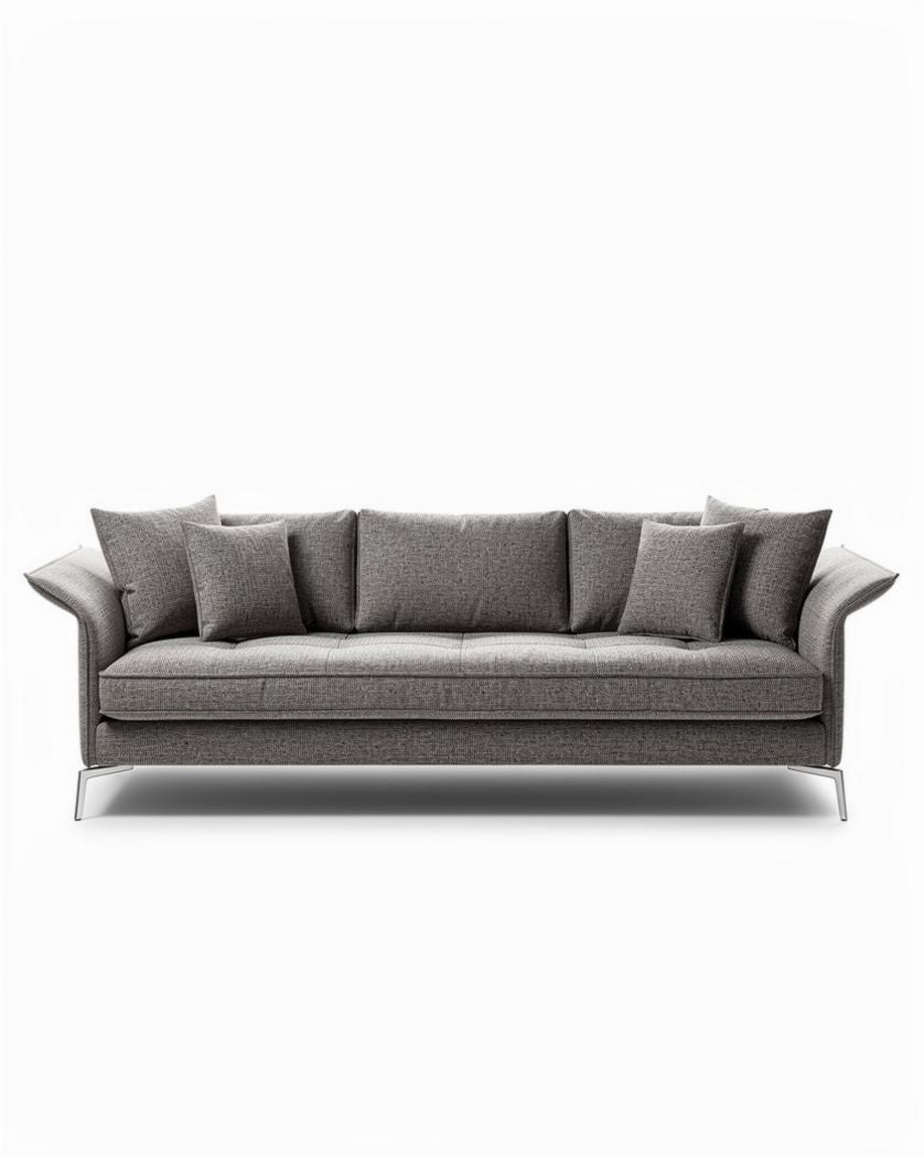 Canapé modulable en tissu pour salon - 210 x 90 x 75cm