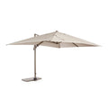 Parasol Saragozza à bras pivotant, structure en aluminium pour extérieur et jardin(3X4 Mètres)